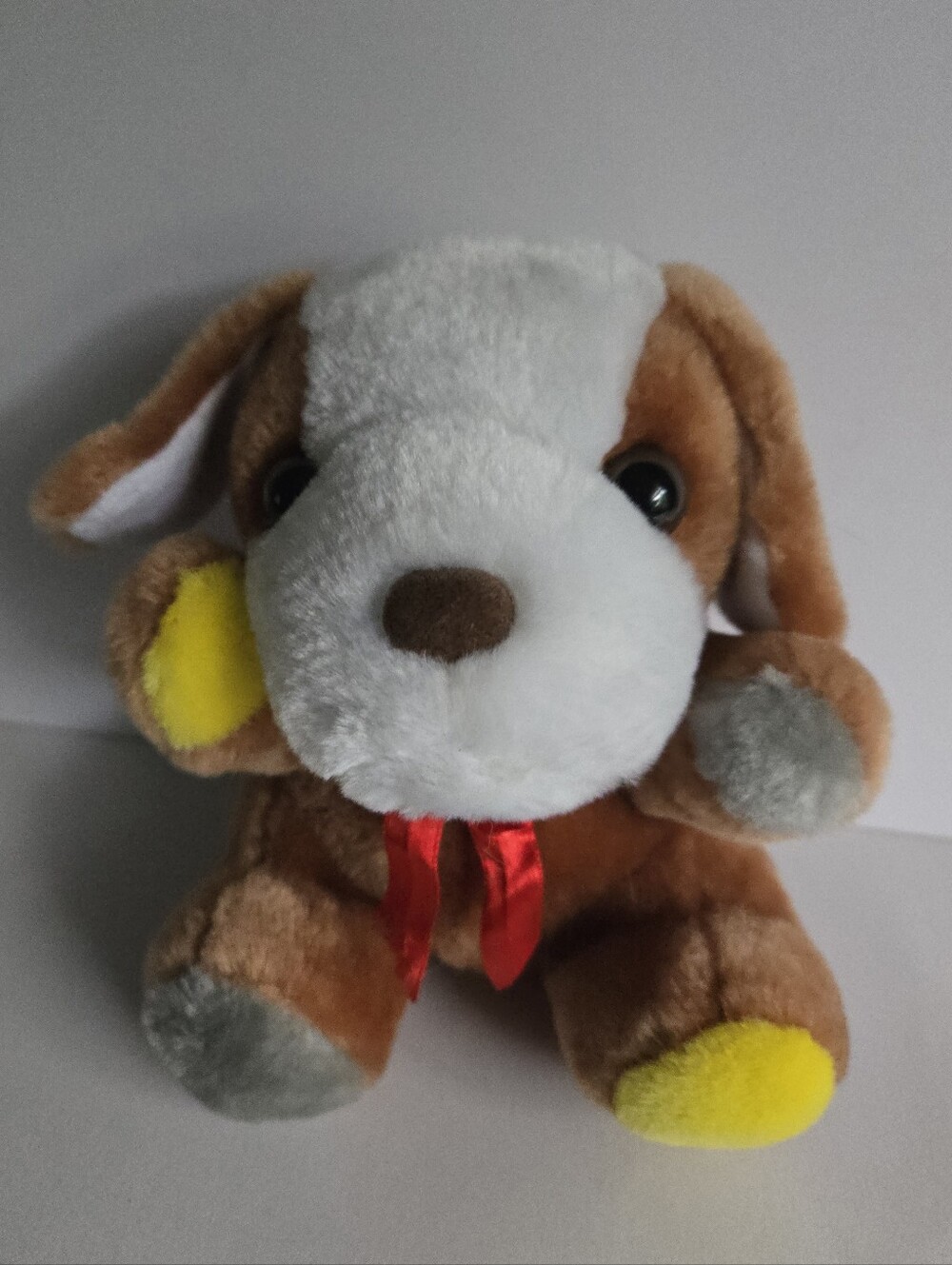 Plush Stuffed Dog TBI Toys Retro